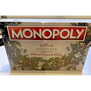 Monopoly Hallmark Ornaments Welcome to Keepsake Village • NIB Sealed